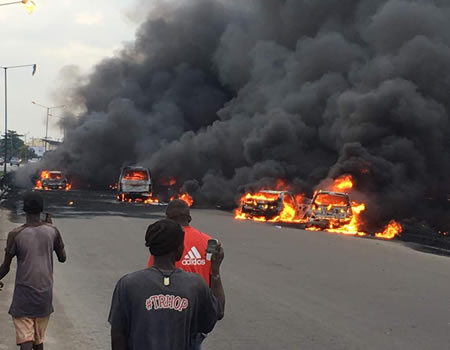 Unspecified Number Of Persons Feared Dead In Tanker Explosion In Rivers State