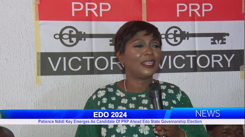 Patience Ndidi Key Emerges as Candidate of PRP Ahead Edo State Governorship Election