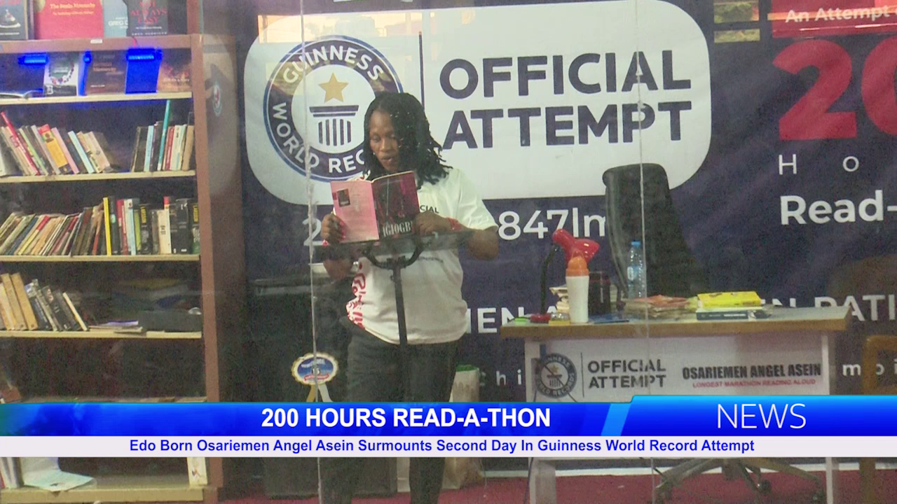 Edo Born Osariemen Angel Asein Surmounts Second Day in Guinness World Record Attempt