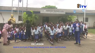 Students And Pupils Of Mega-Mind Learning Centre, Benin Visit ITV & Radio