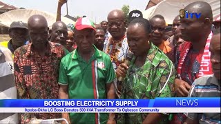 Ikpoba-Okha LG Boss Donates 500 kVA Transformer To Ogbeson Community