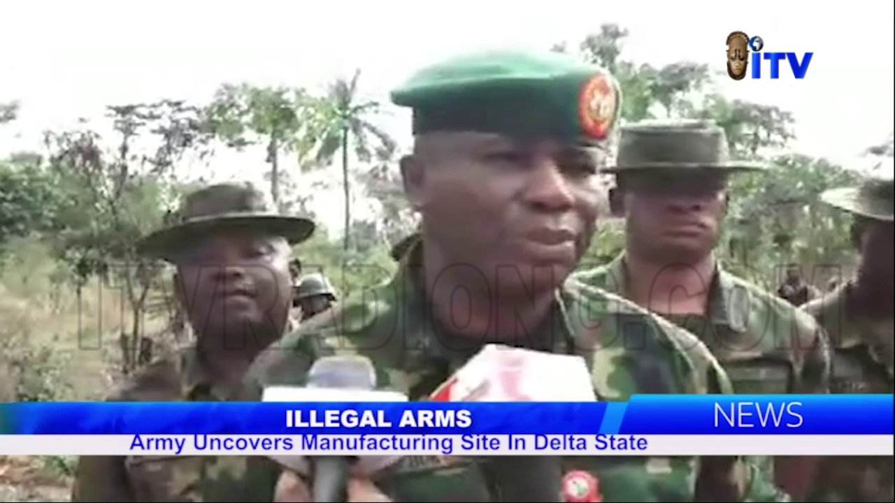 Illegal Arms: Army Uncovers Manufacturing Site In Delta State