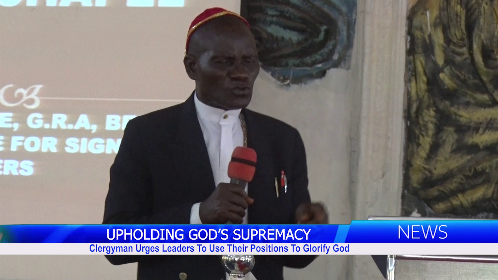 Clergyman Urges Leaders To Use Their Positions To Glorify God