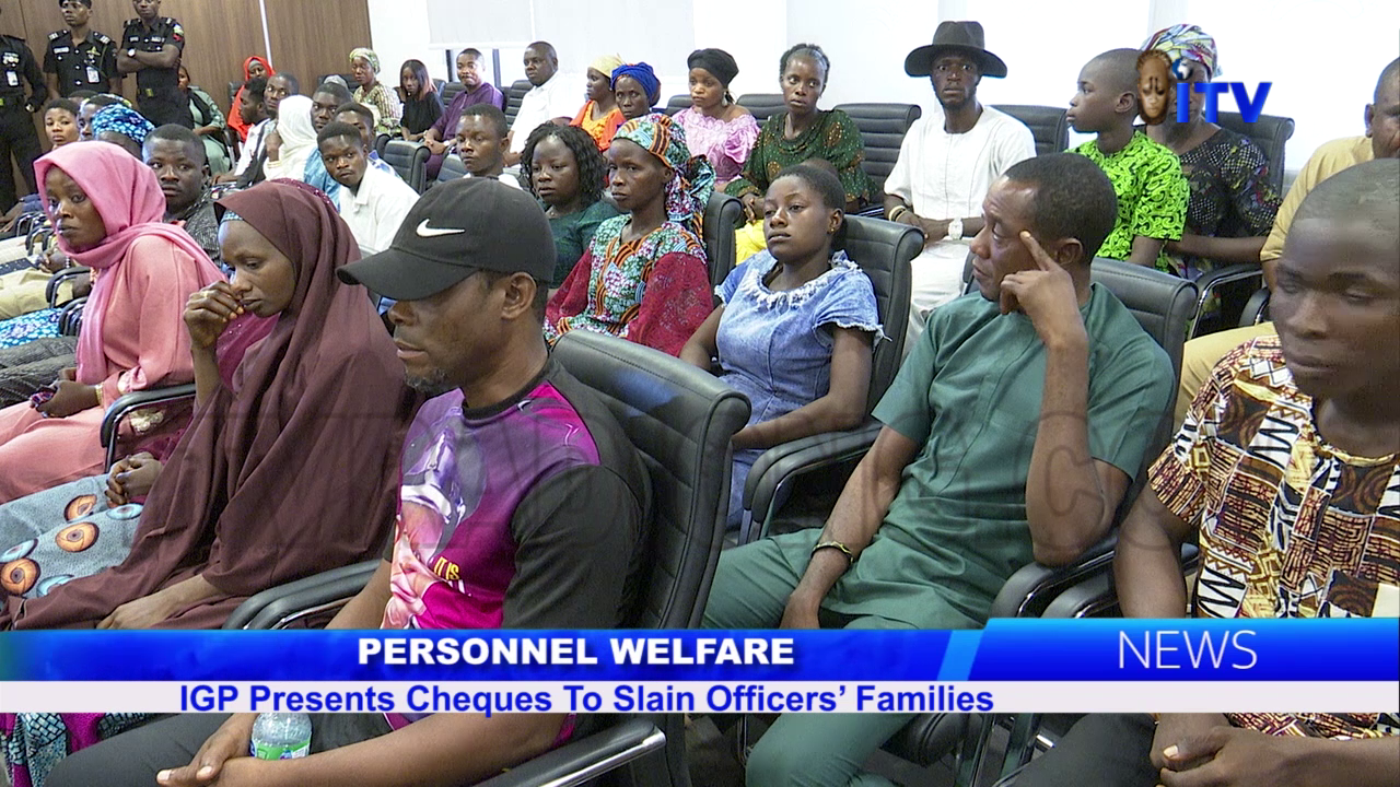 Personnel Welfare: IGP Presents Cheques To Slain Officers’ Families