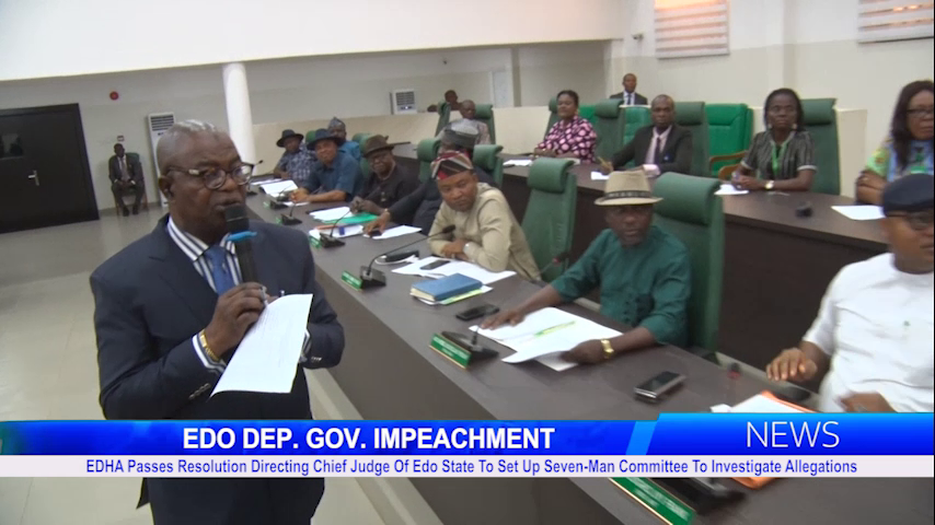 EDHA Passes Resolution Directing Chief Judge Of Edo State To Set Up Seven-Man Committee To Investigate Allegations