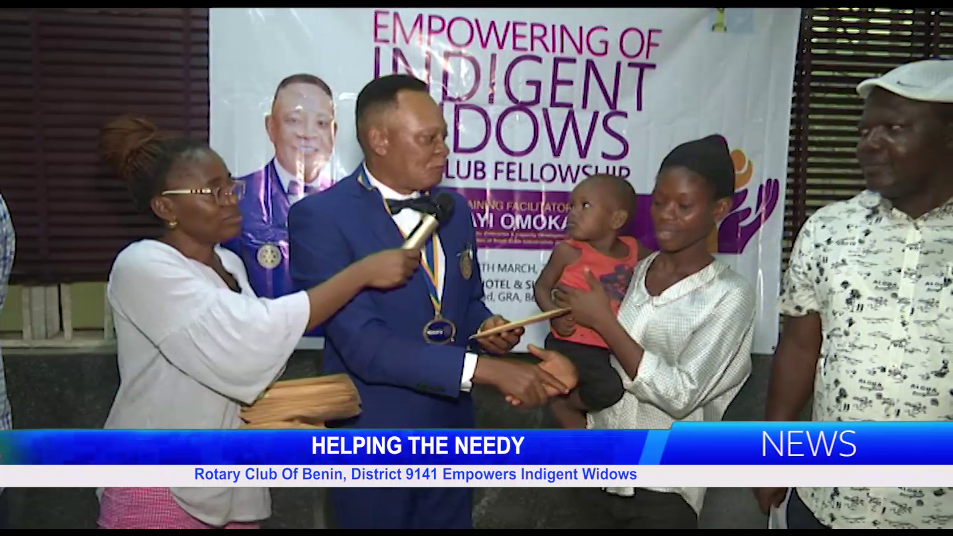 Rotary Club Of Benin, District 9141 Empowers Indigent Widows