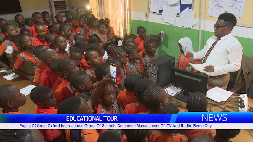 Pupils Of Great Oxford International Group Of School Commend Management Of ITV And Radio, Benin City