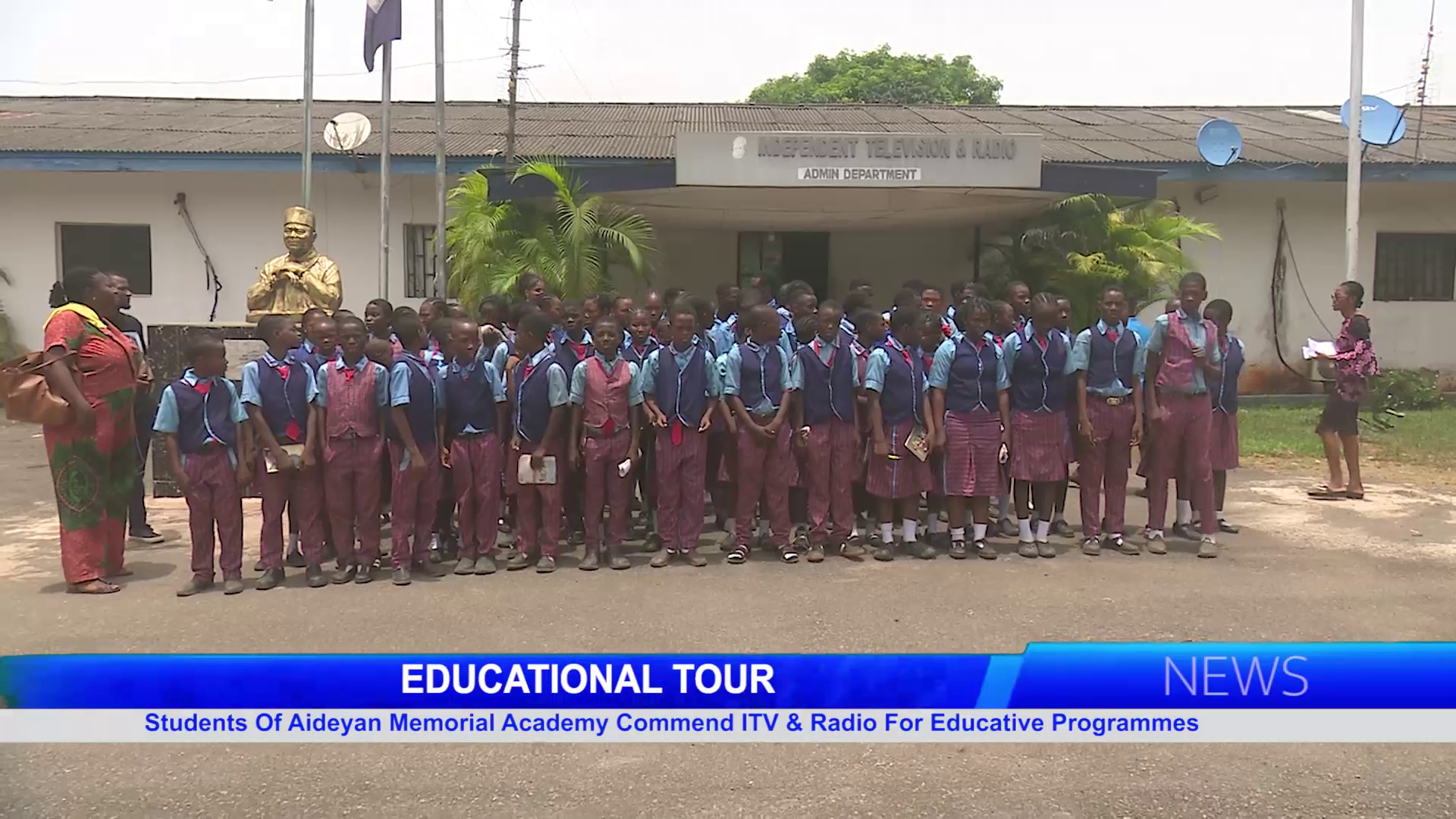 Students Of Aideyan Memorial Academy Commend ITV & Radio For Educative Programmes