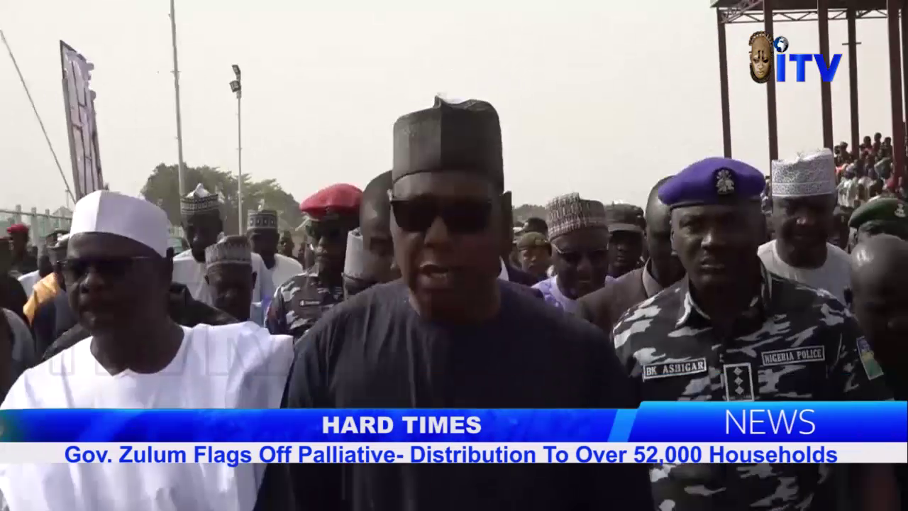 Hard Times: Gov. Zulum Flags-Off Palliative Distribution To Over 52,000 Households