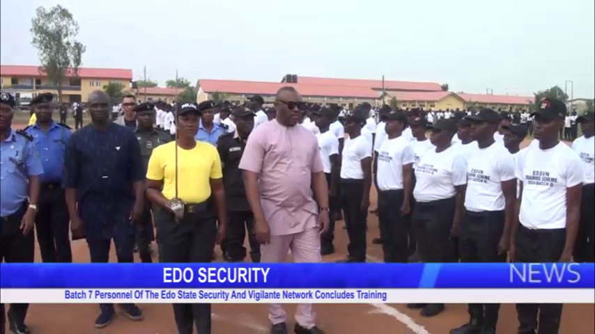 Batch 7 Personnel Of The Edo State Security And Vigilante Network Concludes Training
