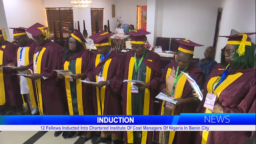 12 Fellows Inducted Into Chartered Institute Of Cost Managers Of Nigeria In Benin City