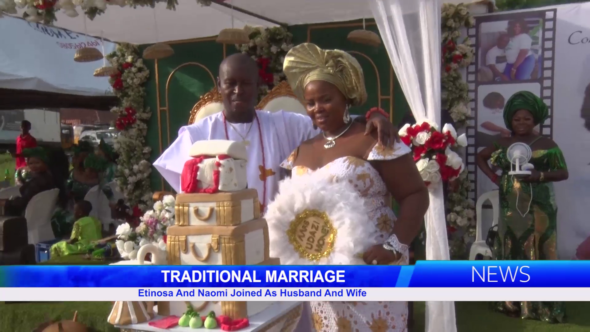 Etinosa And Naomi Joined As Husband And Wife