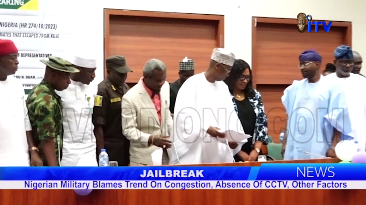 Jailbreak: Nigerian Military Blames Trend On Congestion, Absence Of CCTV, Other Factors