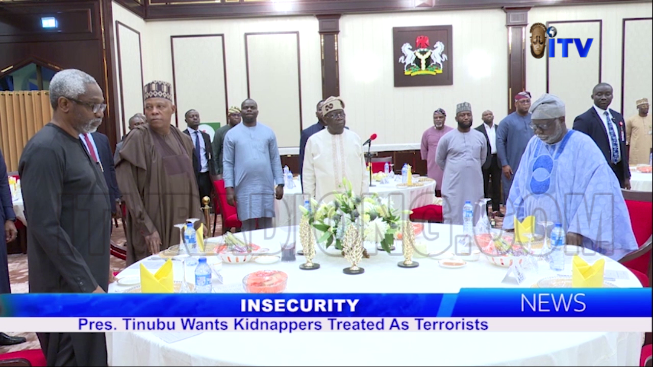 Insecurity: Pres. Tinubu Wants Kidnappers Treated As Terrorists