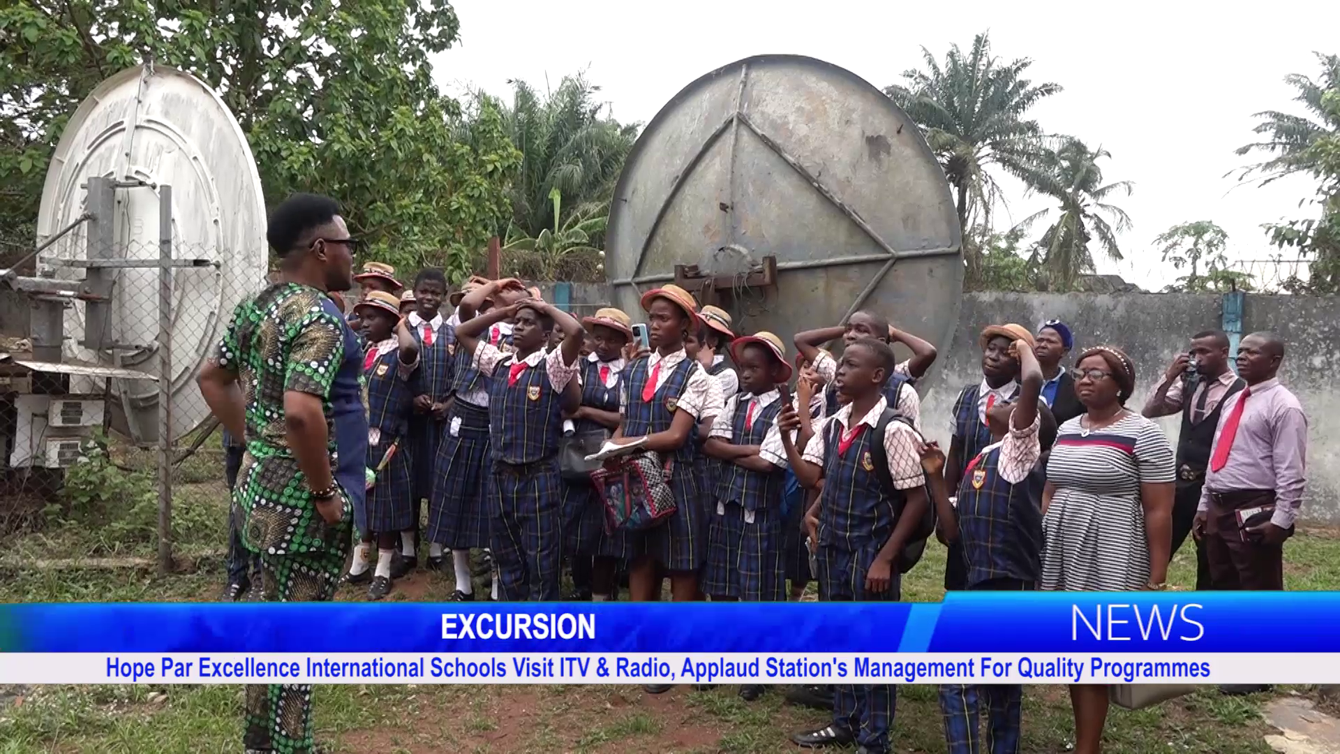 Hope Par Excellence International Schools Visit ITV & Radio, Applaud Station’s Management For Quality Programmes