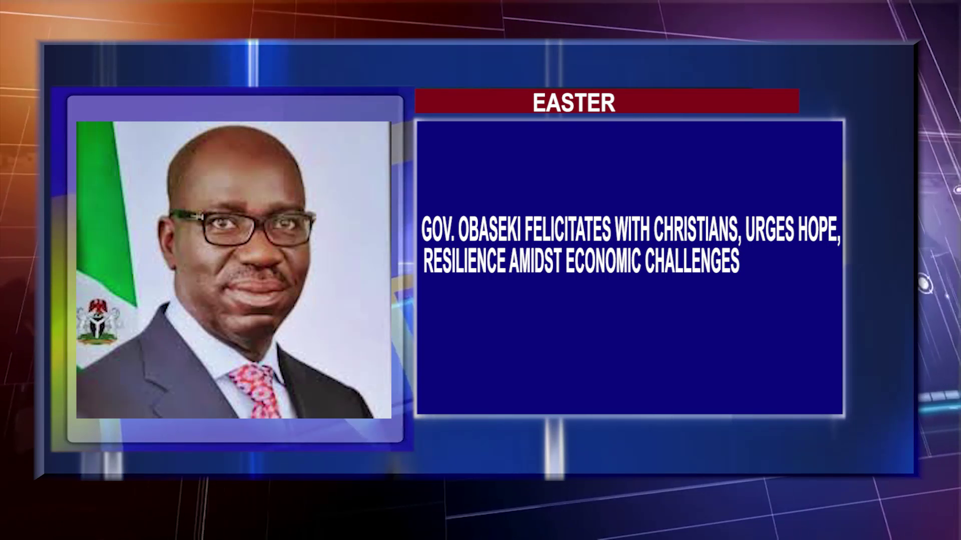 Gov. Obaseki Felicitates With Christians, Urges Hope, Resilience Amidst Economic Challenges