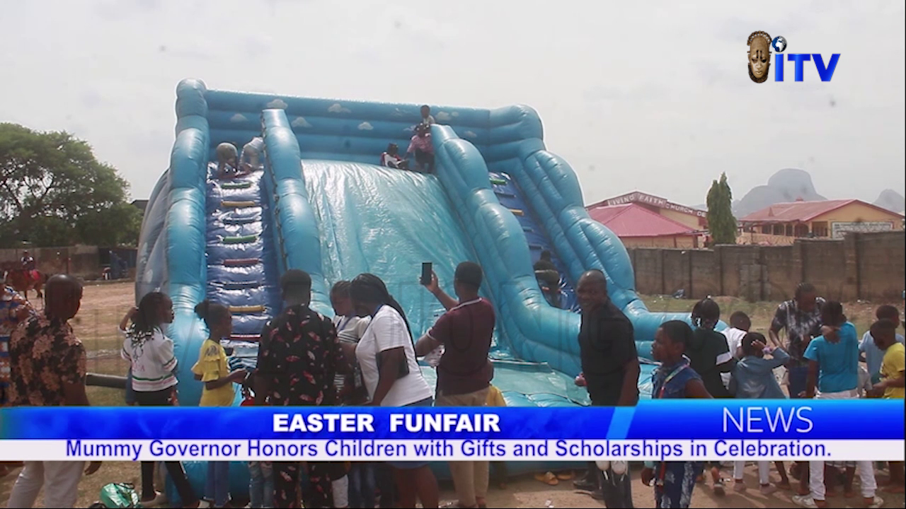 Easter Funfair: Mummy Governor Honors Children With Gifts And Scholarships In Celebration