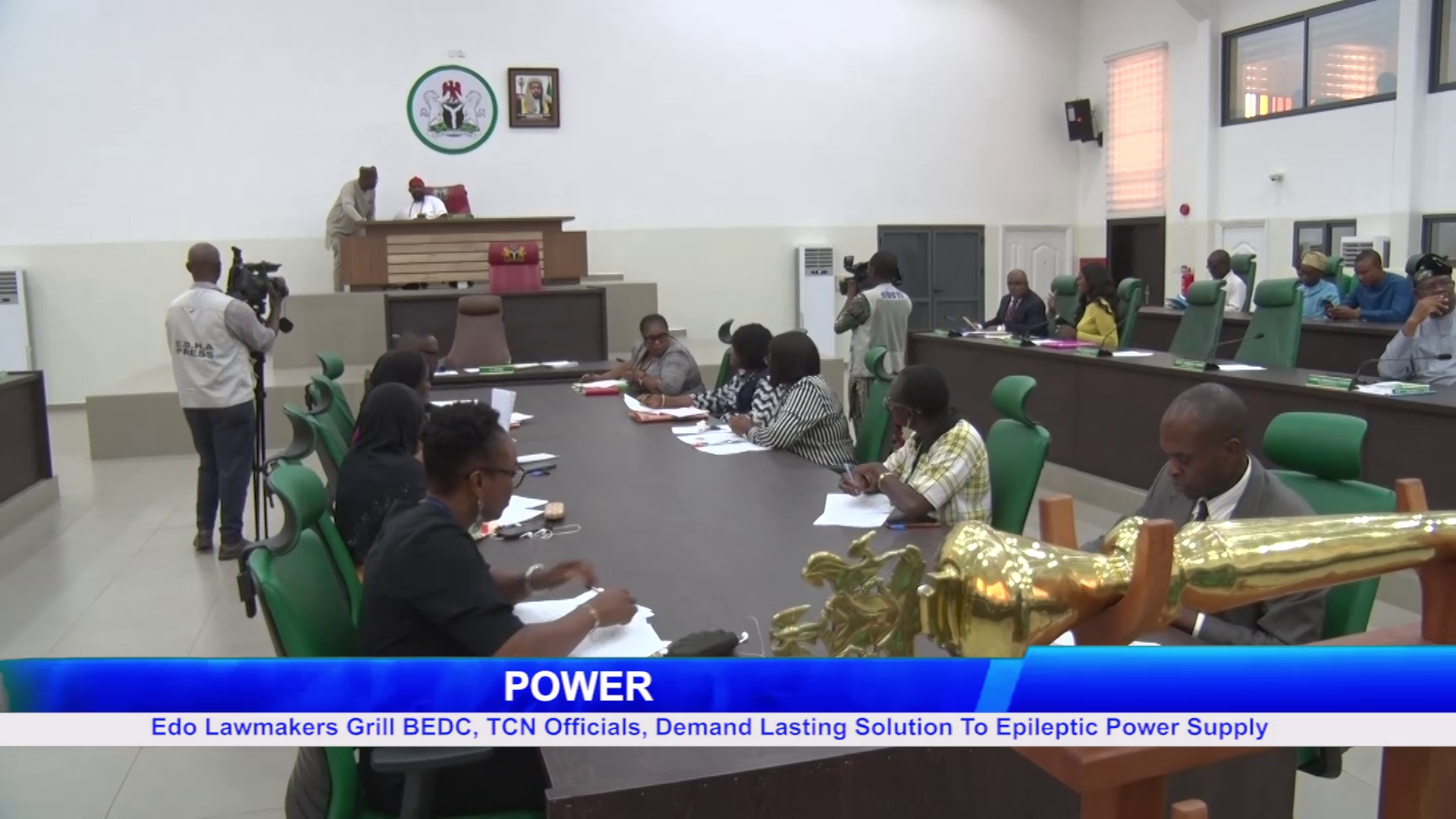 Edo Lawmakers Grill BEDC, TCN Officials, Demand Lasting Solution To Epileptic Power Supply