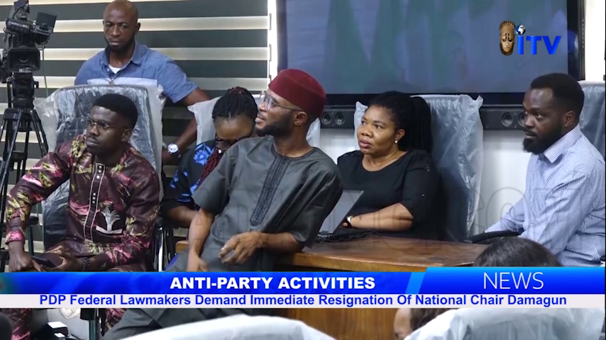 Anti-Party Activities: PDP Federal Lawmakers Demand Immediate Resignation Of National Chair Damagun