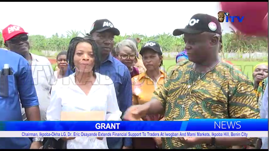 Chairman, Ikpoba-Okha LG, Dr. Eric Osayande Extends Financial Support To Traders At Iwogban And Mami Markets, Ikpoba Hill, Benin City