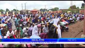 Muslims Gather At Oluku Mosque To Offer Prayers