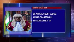 Ex-Appeal Court Judge, Ahmad Olanrewaju Belgore Dies At 71