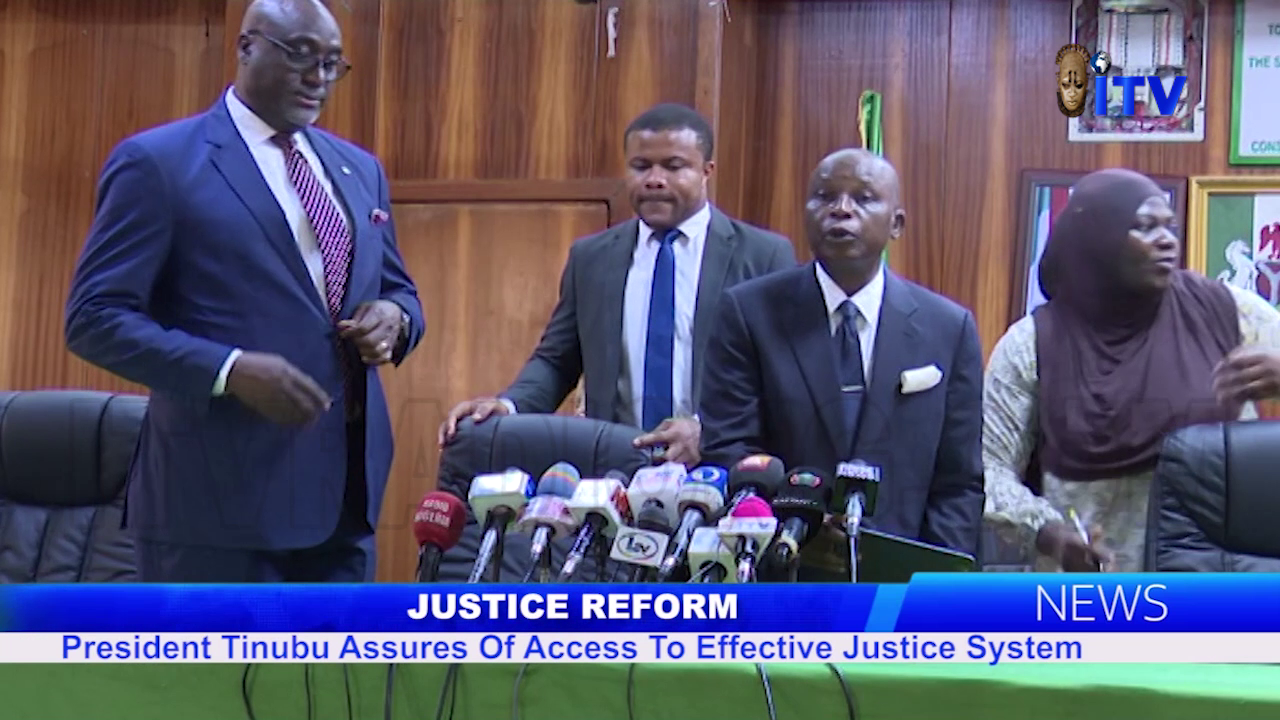 Justice Reform: Pres, Tinubu Assures Of Access To Effective Justice System