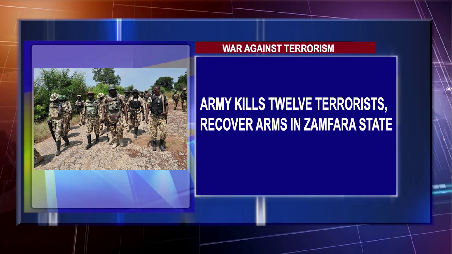 Army Kills Twelve Terrorists, Recover Arms In Zamfara State