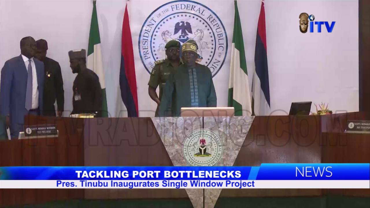 Tackling Port Bottlenecks: Pres. Tinubu Inaugurates Single Window Project