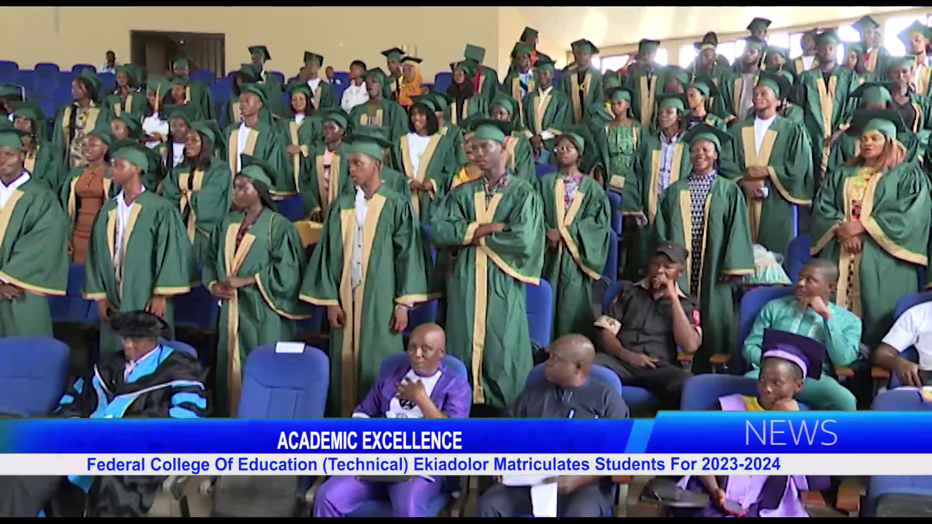 Federal College Of Education (Technical) Ekiadolor Matriculates Students For 2023-2024