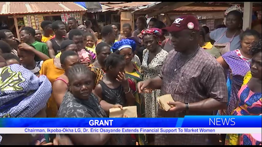 Chairman, Ikpoba-Okha LG, Dr. Eric Osayande Extends Financial Support To Market Women