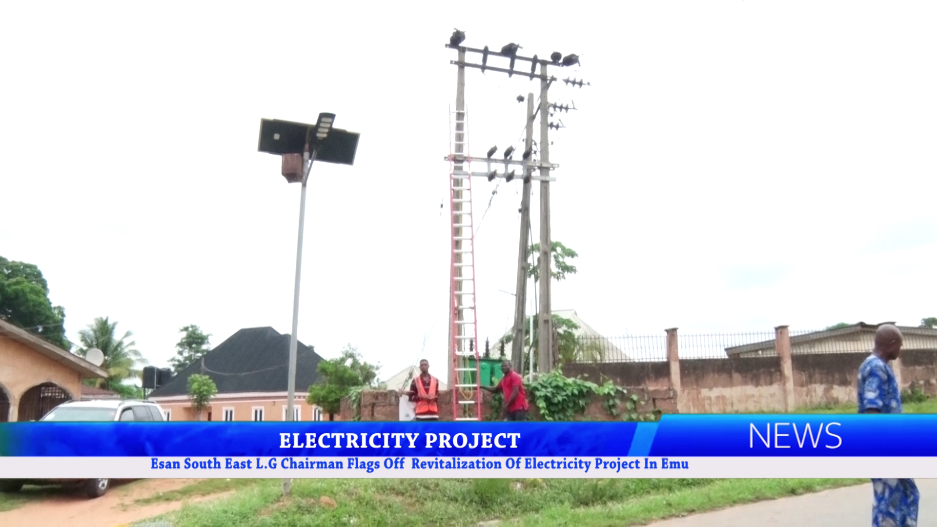 Esan South East L.G Chairman Flags Off Revitalization Of Electricity Project In Emu