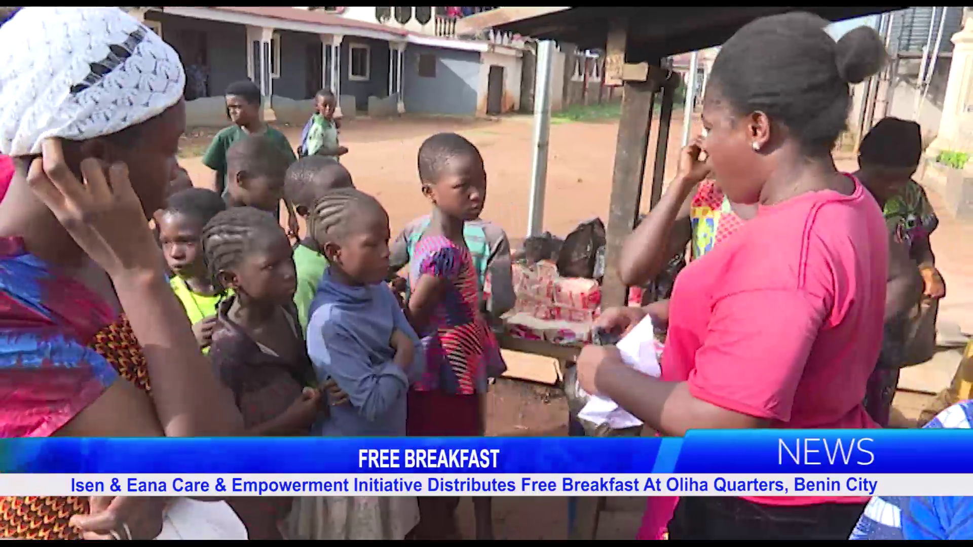 Isen & Eana Care Empowerment Initiative Distributes Free Breakfast At Oliha Quarters, Benin City