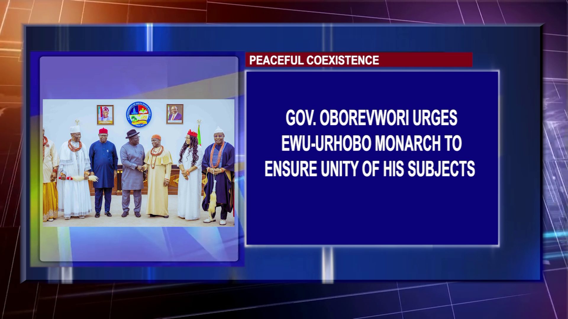 Gov Oborevwori Urges Ewu-Urhobo Monarch To Ensure Unity Of His Subjects