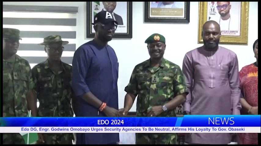 Edo DG, Engr. Godwins Omobayo Urges Security Agencies To Be Neutral, Affirms His Loyalty To Gov. Obaseki