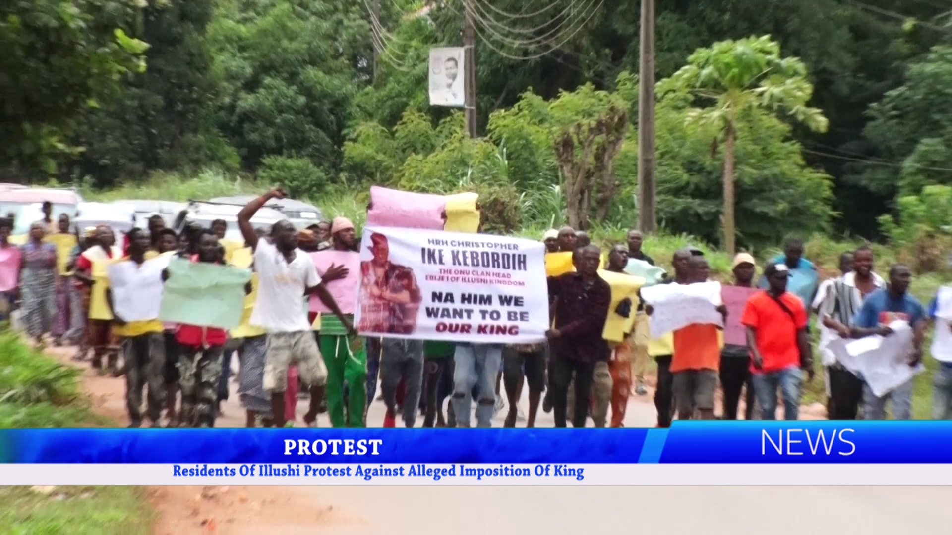 Residents Of Ilushi Protest Against Alleged Imposition Of King