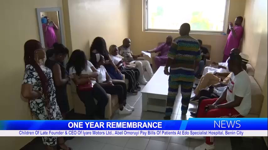 Children Of Late Founder & CEO Of Iyare Motos Ltd., Abel Omoruyi Pay Bills Of Patients At Edo Specialist Hospital, Benin City