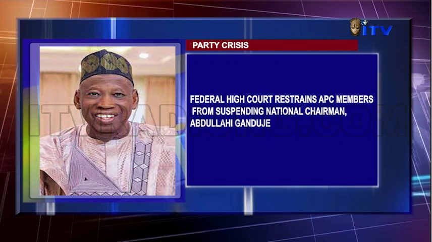 Federal High Court Restrains APC Members From Suspending National Chairman, Abdullahi Ganduje