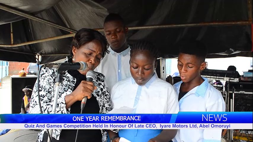 Quiz And Games Competition Held In Honour Of Late CEO, Iyare Motors Ltd, Abel Omoruyi