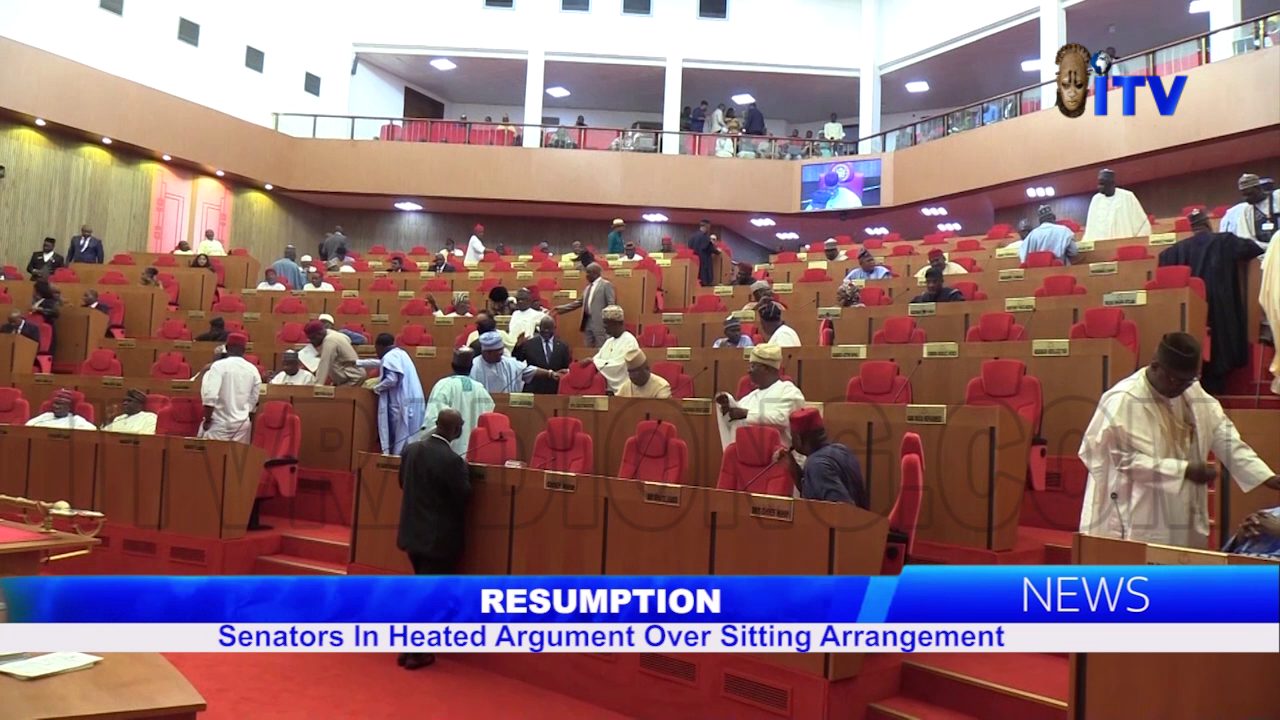 Resumption: Senators In Heated Argument Over Sitting Arrangement