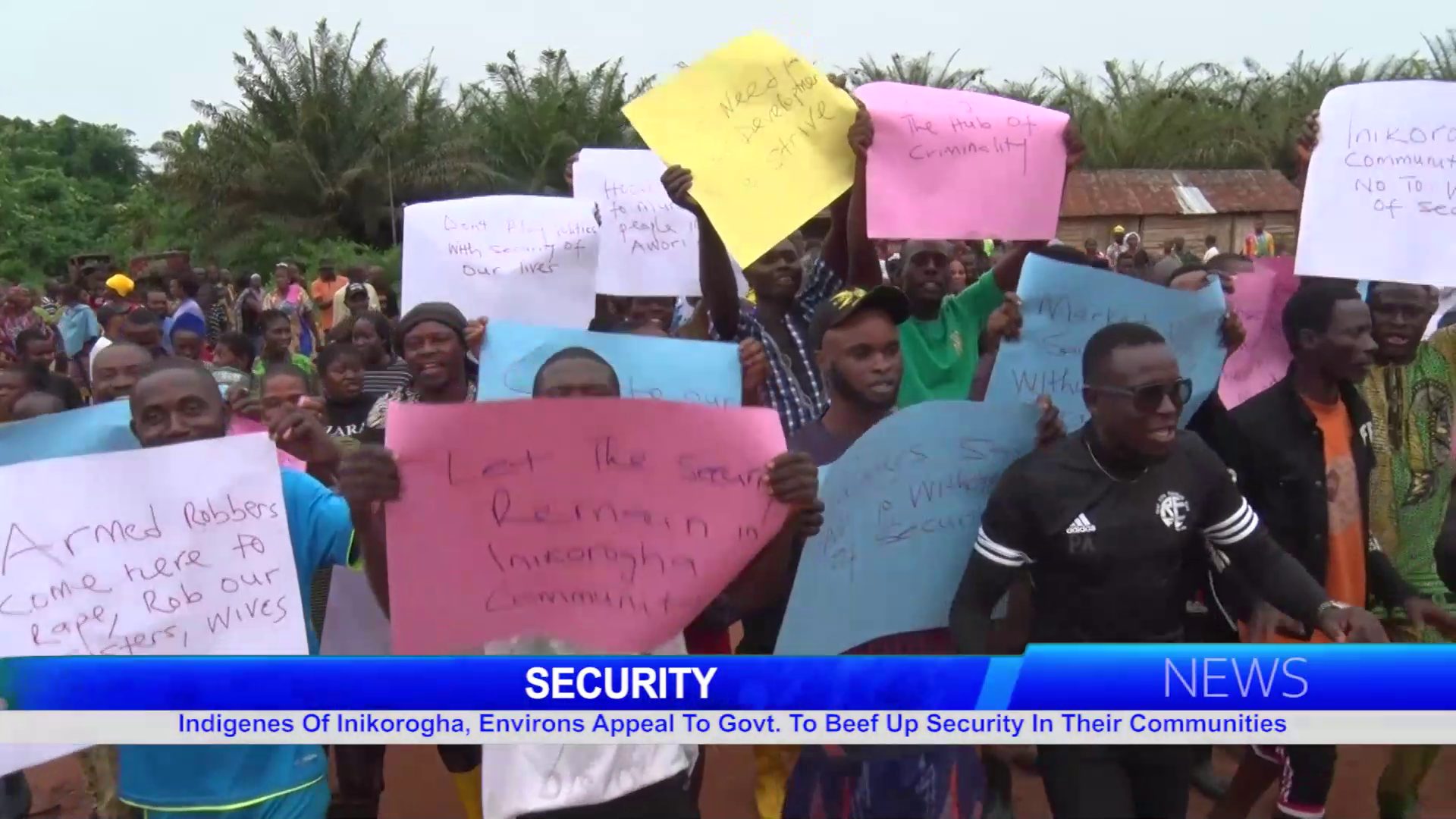 Indigenes Of Inikorogha, Environs Appeal To Govt. To Beef Up Security In Their Communities