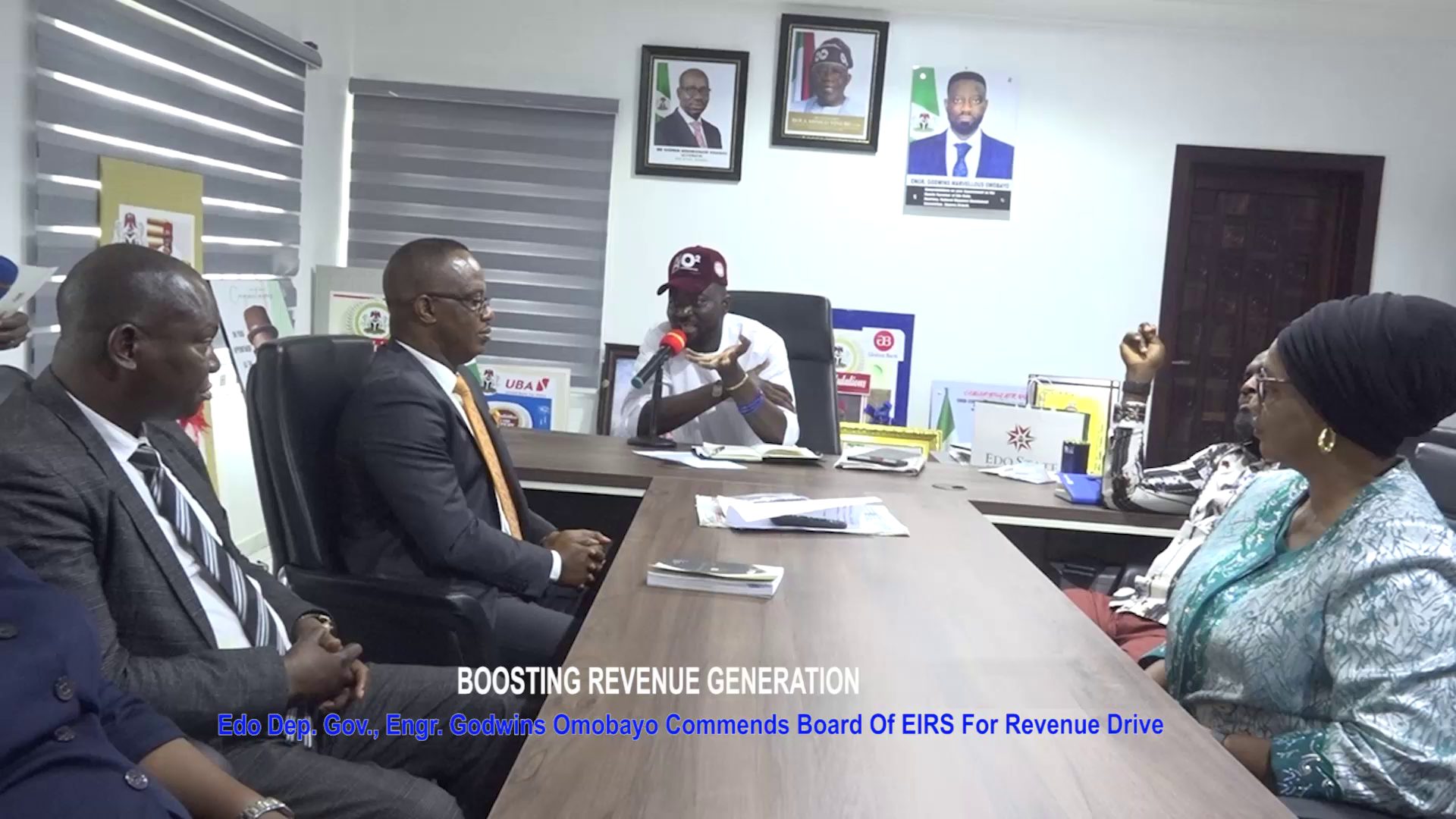 Edo Dep. Gov., Engr. Godwins Omobayo Commends Board Of EIRS For Revenue Drive