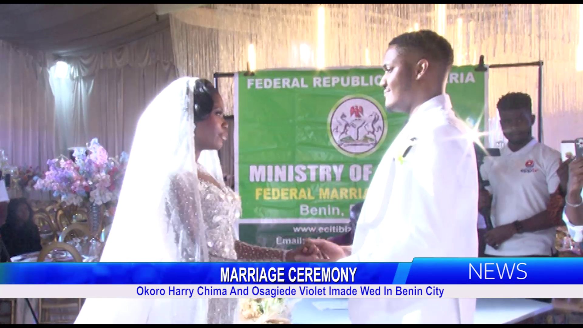 Okoro Harry Chima And Osagiede Violet Imade Wed In Benin City