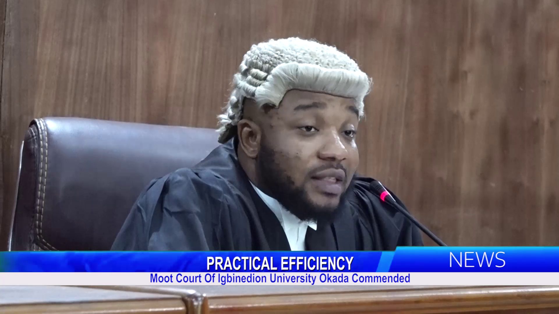Practical Efficiency: Moot Court Of Igbinedion University Okada Commended