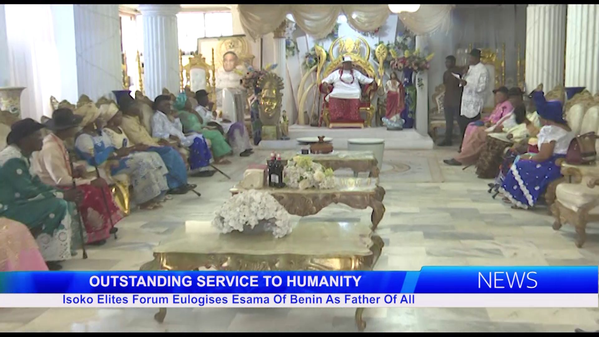 Outstanding Service To Humanity: Isoko Elites Forum Eulogises Esama Of Benin As Father Of All
