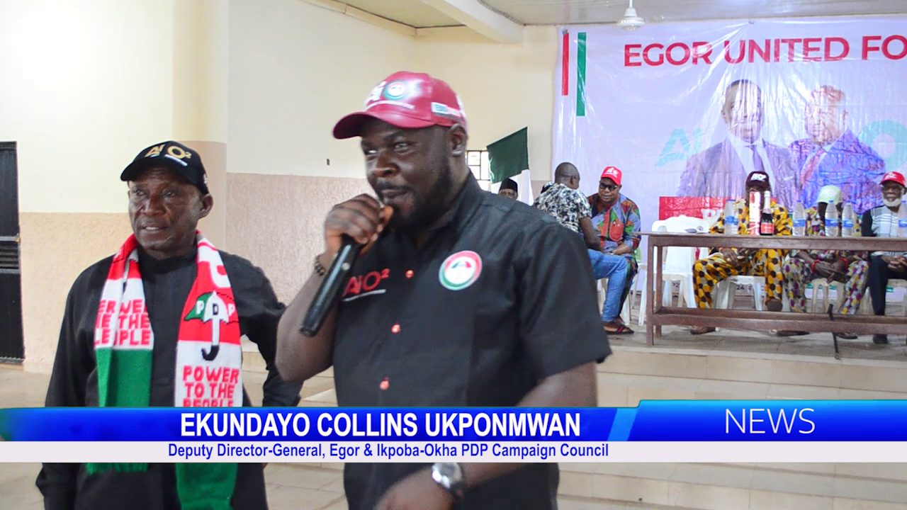 Egor PDP Dissociates Itself From Alleged Decamping To APC, Urges Member To Canvass For More Votes For Asue Ighodalo And Osarodion Ogie