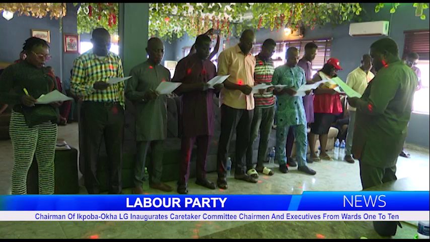 Chairman In Ikpoba-Okha Local Government Inaugurates Caretaker Committee Chairmen And Executives From Wards One To Ten