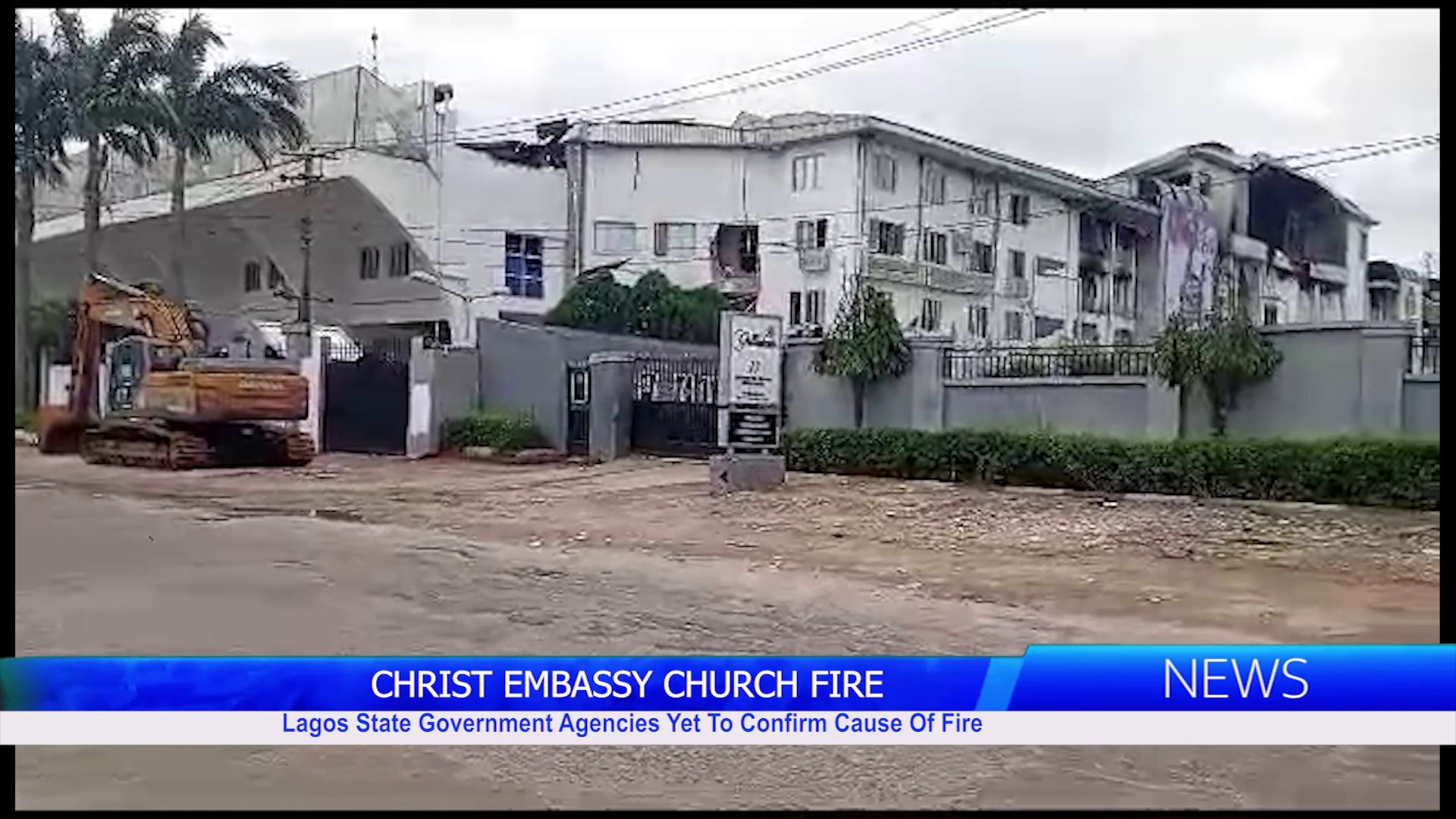 Christ Embassy Church Fire: Lagos State Government Agencies Yet To Confirm Cause Of Fire