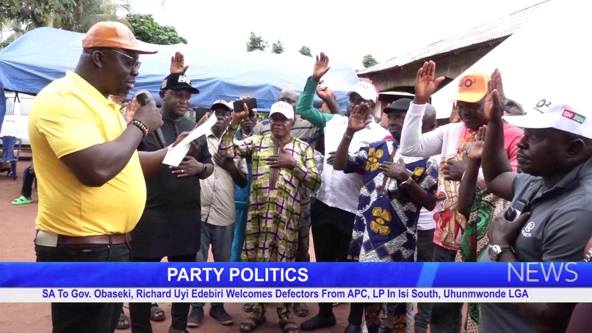 SA To Gov. Obaseki, Richard Uyi Edebiri Welcomes Defectors From APC, LP In Isi South, Uhunmwonde LGA