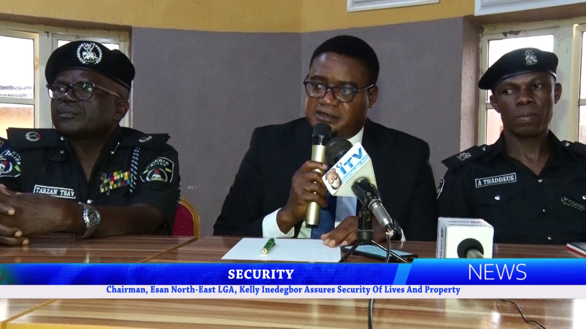 Security: Chairman, Esan North-East LGA, Kelly Inedegbor Assures Security Of Lives And Property